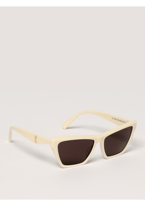 Sunglasses SAINT LAURENT Woman color Ivory