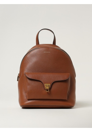 Backpack COCCINELLE Woman color Leather