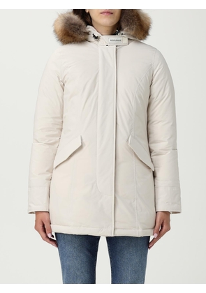 Coat WOOLRICH Woman color Milk