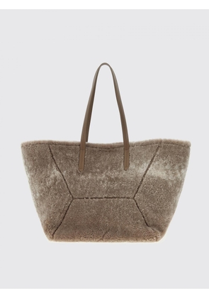 Tote Bag BRUNELLO CUCINELLI Woman color Grey
