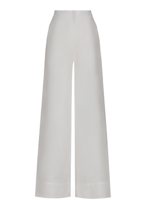 Andres Otalora Santos High-Rise Linen Wide-Leg Pants - Moda Operandi