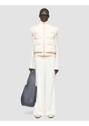 Knitted Down Puffer Gilet - L