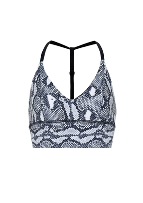 Adam Selman Sport Snake-print sports bra