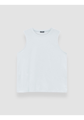Cotton Silk Jersey Tank Top - S