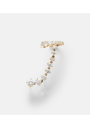 Melissa Kaye Sadie 18kt gold single earring with diamonds