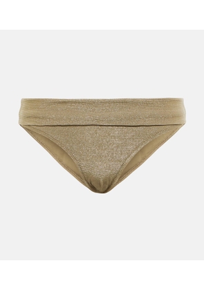 Heidi Klein Ecuador metallic bikini bottoms