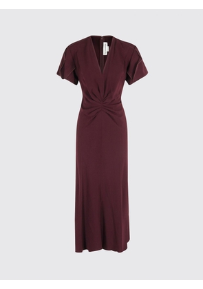 Dress VICTORIA VICTORIA BECKHAM Woman color Wine