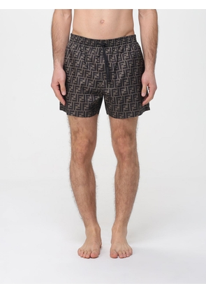 Pants FENDI Men color Tobacco