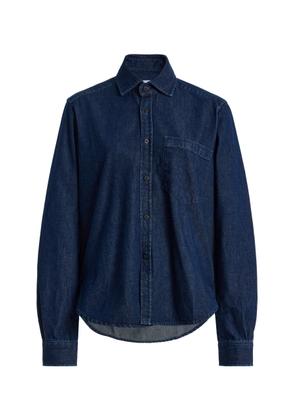With Nothing Underneath The Classic Denim Shirt - Moda Operandi