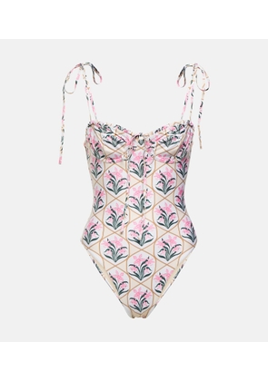 Agua by Agua Bendita Ebano printed swimsuit