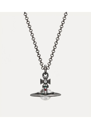Vivienne Westwood New Tiny Orb Pendant Necklace Silver Swarovski Crystals Women