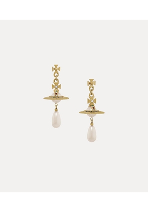 Vivienne Westwood Pearl Drop Earrings Gold Pearls Women