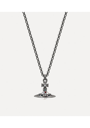 Vivienne Westwood New Petite Orb Pendant Necklace Silver Swarovski Crystals Women