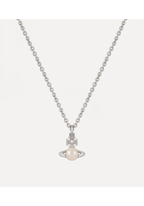 Vivienne Westwood Balbina Pendant Necklace Silver Glass Pearls Women