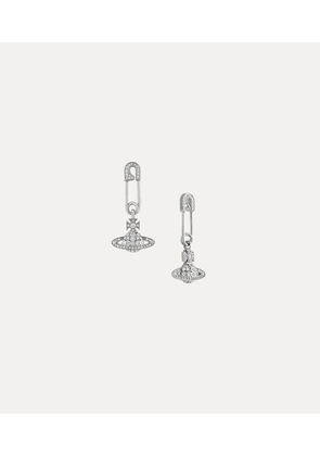 Vivienne Westwood Lucrece Earrings Silver Cubic Zirconia Women