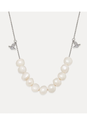 Vivienne Westwood Man. Azul Necklace Silver Pearls Men