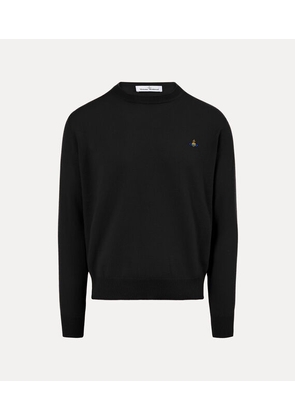 Vivienne Westwood Alex Round Neck Merino Wool / Cashmere Black XL Men