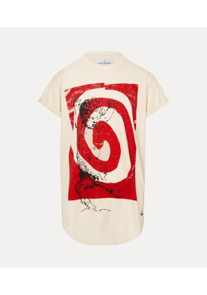 Vivienne Westwood Swirl Longline T-shirt Cotton Butter XS Unisex