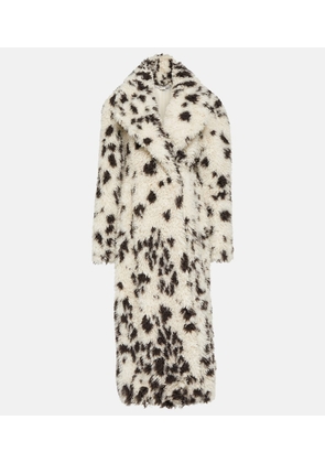 Stella McCartney Printed teddy coat