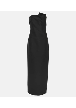 The Row Bardon draped wool and silk gown