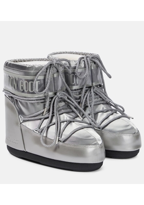 Moon Boot Icon Low metallic snow boots