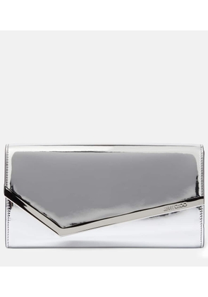 Jimmy Choo Emmie mirrored clutch