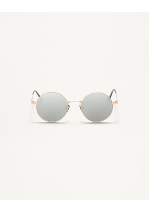 Valentino Round Metal Frame unisex GOLD/SILVER 48