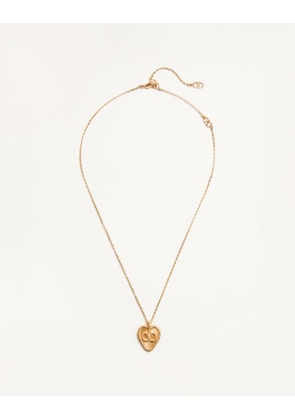 Valentino Garavani Fil Perdu Metal Necklace Woman ANTIQUE BRASS UNI