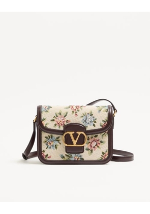 Valentino Garavani Valentino Garavani 9To5 Small Shoulder Bag in Papier Floral Jacquard Fabric Woman MULTICOLOUR UNI