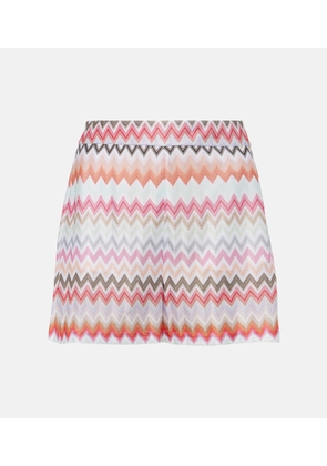 Missoni Zig Zag cotton-blend shorts