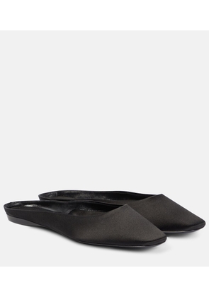 Saint Laurent Lido satin crepe flats