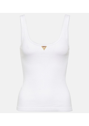 Valentino VGold cotton-blend tank top