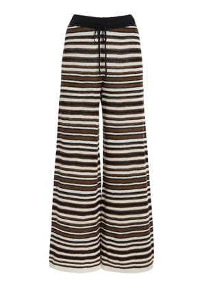 ELCE Exclusive Aura Knit Linen Wide-Leg Pants - Moda Operandi