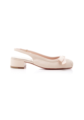 Christian Louboutin Mamaflirt 30mm Leather Slingback Ballet Flats - Moda Operandi