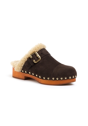 Chloé Jeannette Suede Clogs - Moda Operandi