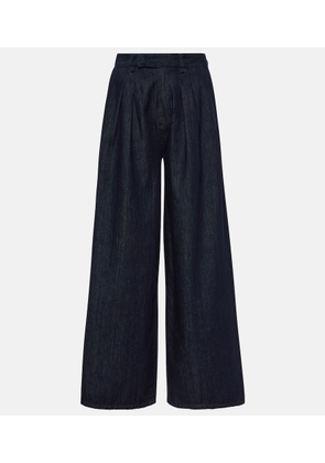 The Frankie Shop Nolan high-rise wide-leg jeans