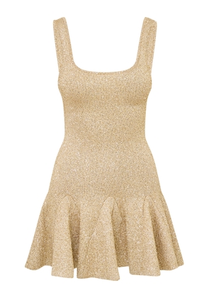 LoveShackFancy Sarajane Sequined Mini Dress - Moda Operandi