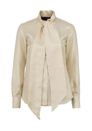 Martin Grant Neck Tie Silk Shirt - Moda Operandi