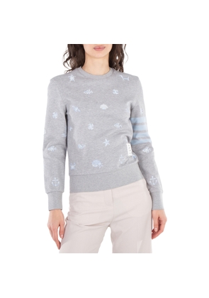 Thom Browne 4-Bar Nautical Cotton Sweatshirt