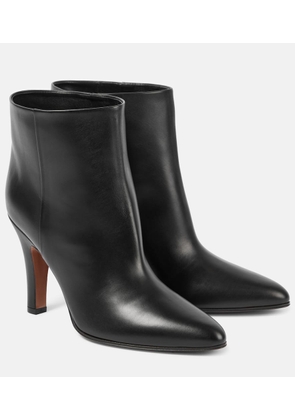 The Row Prudens leather ankle boots