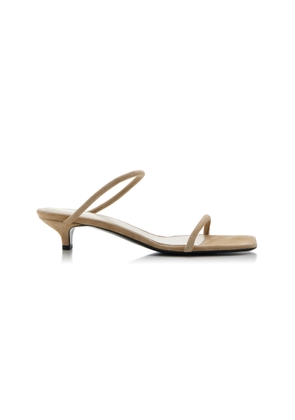 Toteme The Minimalist Suede Sandals - Moda Operandi