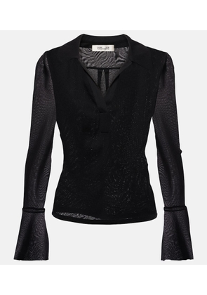 Diane von Furstenberg Mackenzie mesh top