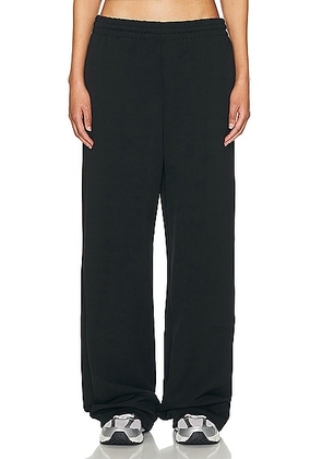 WARDROBE.NYC Semi Matte Track Pant in Black - Black. Size XL (also in ).