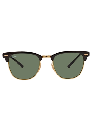 Ray Ban Clubmaster Metal Green Square Unisex Sunglasses RB3716 187 51