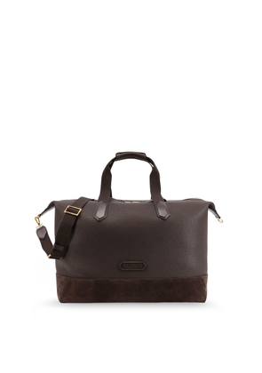 Tom Ford Leather Travel Bag With Suede Inserts