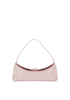 Jacquemus le Calisso Pink Shoulder Bag With Engraved Snap Button In Leather