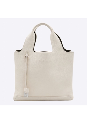 Hogan White Leather Totes