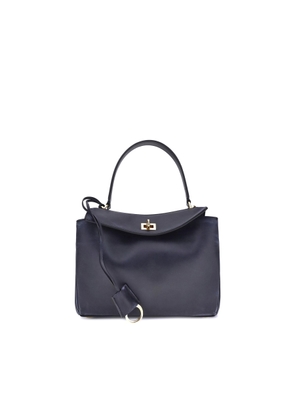 Balenciaga Rodeo Small Shoulder Bag In Used-effect Leather