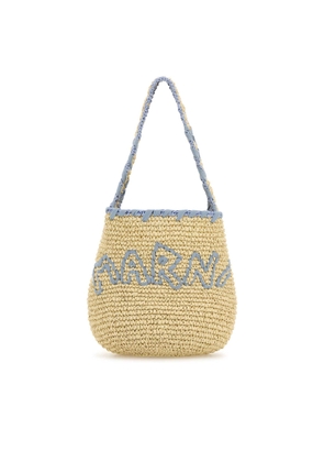 Marni Raffia Small Nassa Shoulder Bag