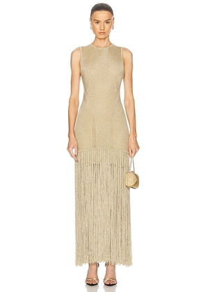AKNVAS Sydney Dress in Gold - Metallic Gold. Size XS (also in ).